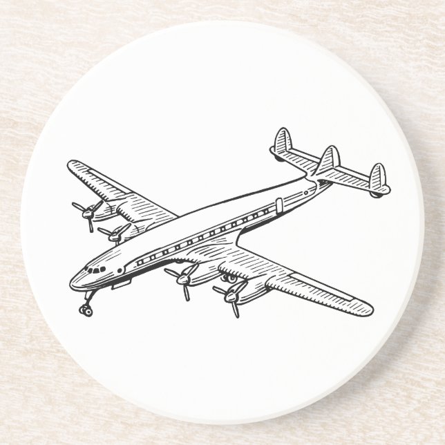 Vintage Airliner Coaster (Front)