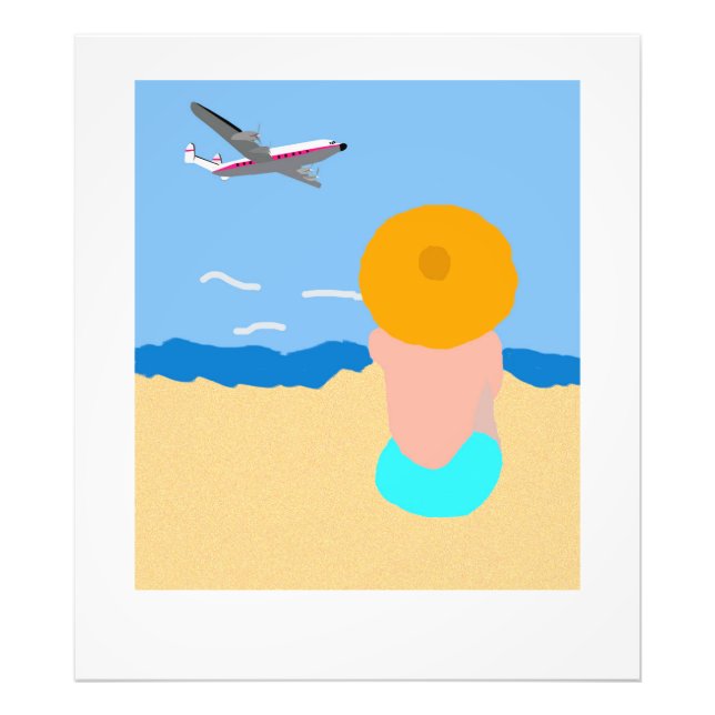 Vintage Airliner Poster (Front)