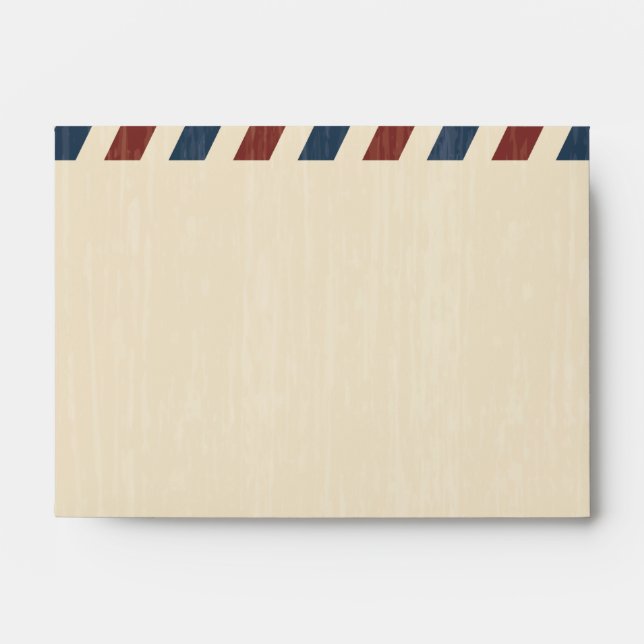 Vintage Airmail A6 Envelope (Front)