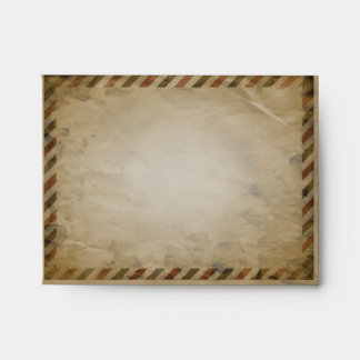 Vintage Airmail Aged Paper Inside A2 Envelopes