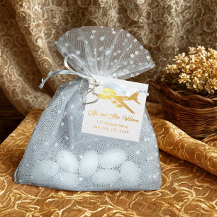 Vintage Airplane B-17 Military WWII Aviation Favour Tags