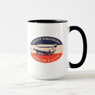 Vintage Airship Hindenburg LZ129 Mug
