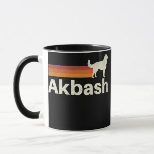 Vintage Akbash Retro Mum Dad Dog  Mug