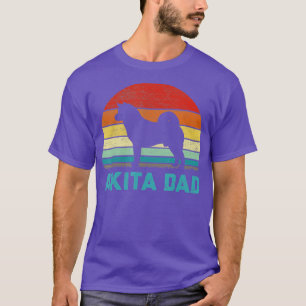 Vintage Akita Dad - Dog Lover T-Shirt