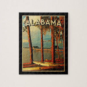 Vintage Alabama Jigsaw Puzzle