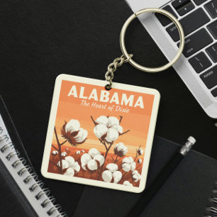 Vintage Alabama Key Ring