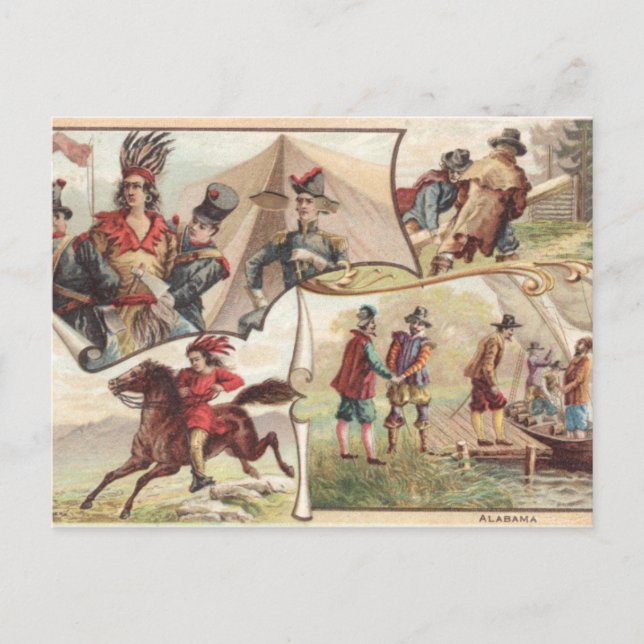 Vintage Alabama  Postcard (Front)