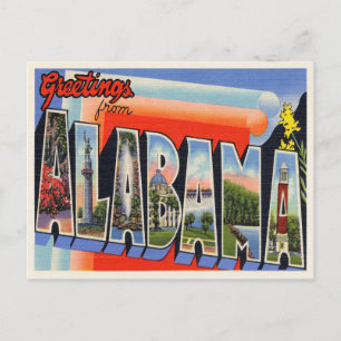 Vintage Alabama Postcard