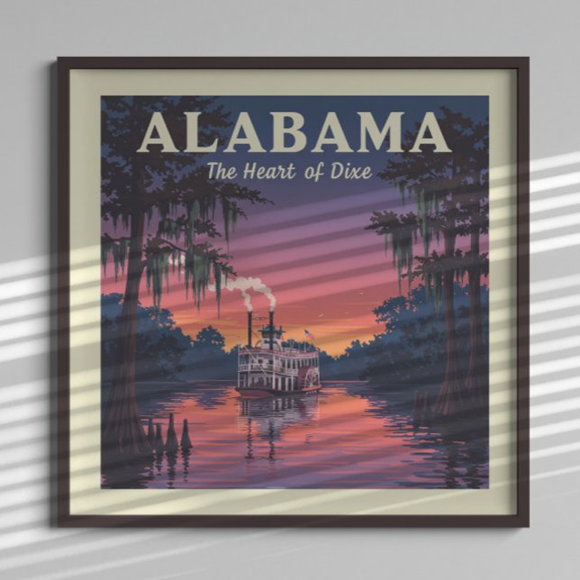 Vintage Alabama Poster (Creator Uploaded)