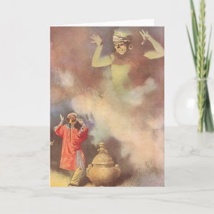 Vintage Aladdin and the Genie of the Lamp, Godwin Card