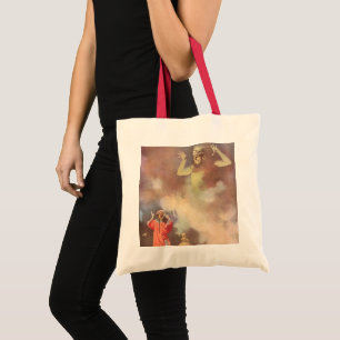 Vintage Aladdin and the Genie of the Lamp, Godwin Tote Bag