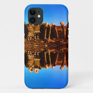 Vintage Alaska Fur clad eskimo arctic sod igloo iPhone 11 Case