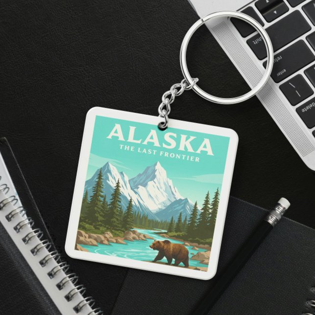 Vintage Alaska Key Ring (Creator Uploaded)