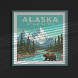 Vintage Alaska Poster