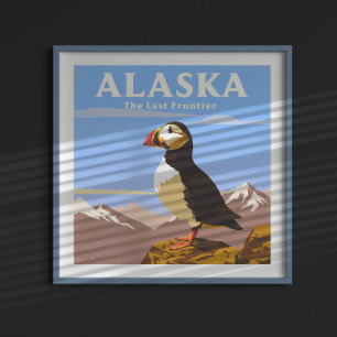 Vintage Alaska Poster