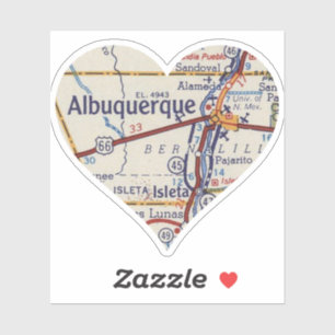 Vintage Albuquerque Map