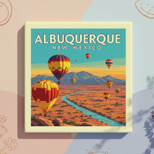 Vintage Albuquerque New Mexico Tile