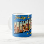 Vintage Albuquerque NM Greeting Coffee Mug<br><div class="desc">Terrific, very colourful vintage Albuquerque, New Mexico greetings postcard repurposed!</div>