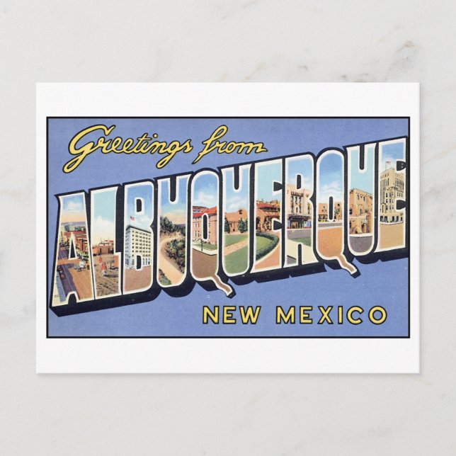 Vintage Albuquerque Postcard (Front)