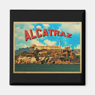 Vintage Alcatraz Island Magnet