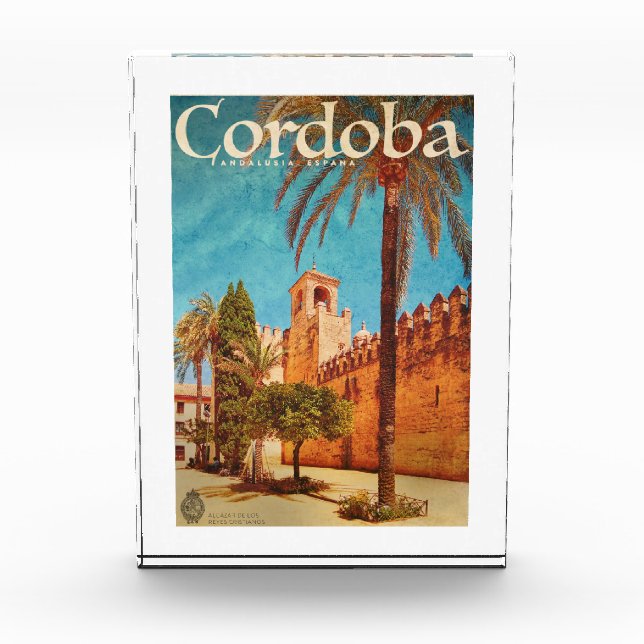 Vintage Alcázar Of Seville Photo Block (Front)