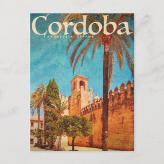 Vintage Alcázar of Seville Travel Postcard
