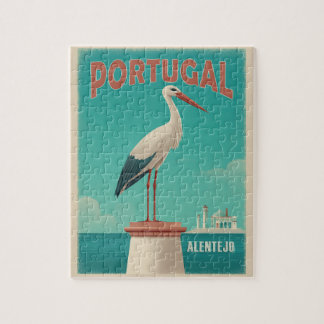 Vintage Alentejo Portugal Travel Jigsaw Puzzle
