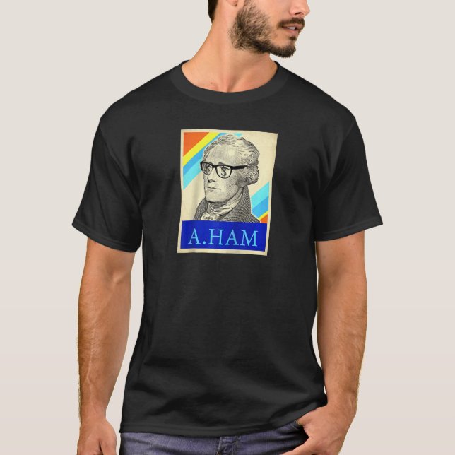 Vintage Alexander Hamilton Shirt Wearing Sunglasse (Front)