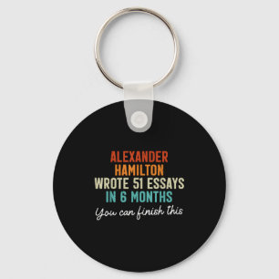 Vintage Alexander Hamilton Wrote 51 Key Ring
