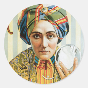 Vintage Alexander Magician Poster 1915 Classic Round Sticker