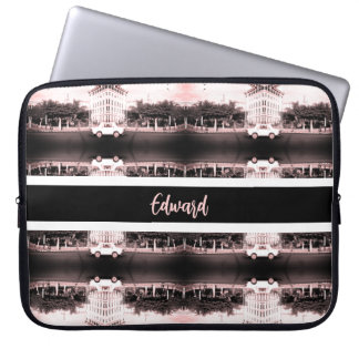 Vintage Algeria Algiers cars building Laptop Sleeve