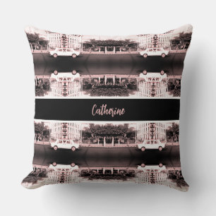 Vintage Algeria Algiers city center Poster Cushion