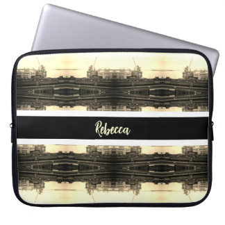 Vintage Algeria Algiers port overview Laptop Sleeve