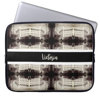 Vintage Algeria Algiers Post office building Laptop Sleeve