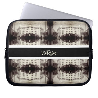 Vintage Algeria Algiers Post office building Laptop Sleeve