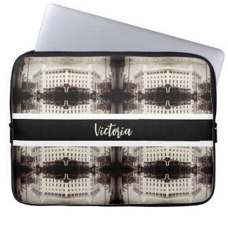 Vintage Algeria Algiers Post office building Laptop Sleeve