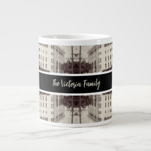 Vintage Algeria Algiers Post office building Large Coffee Mug
