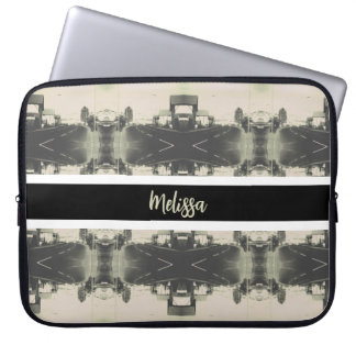 Vintage Algeria Algiers street building Laptop Sleeve