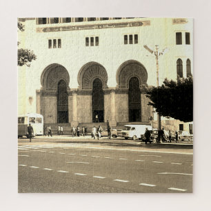 Vintage Algeria Algiers The post office Jigsaw Puzzle