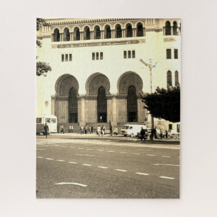 Vintage Algeria Algiers The post office Jigsaw Puzzle