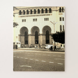Vintage Algeria Algiers The post office Jigsaw Puzzle