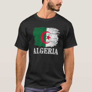 Vintage Algeria Flag For Algerian T-Shirt