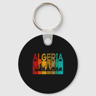 Vintage Algeria I Love Algeria Map Algeria Soccer Key Ring