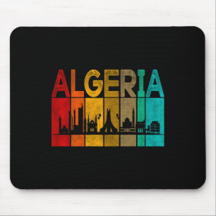 Vintage Algeria I Love Algeria Map Algeria Soccer Mouse Mat