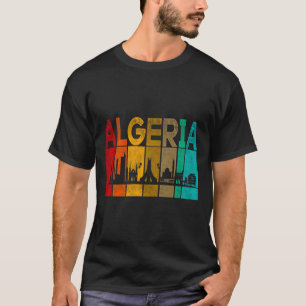 Vintage Algeria I Love Algeria Map Algeria Soccer T-Shirt
