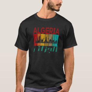 Vintage Algeria I Love Algeria Map Algeria Soccer T-Shirt