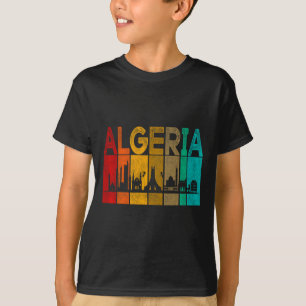 Vintage Algeria I Love Algeria Map Algeria Soccer T-Shirt