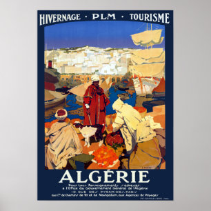 Vintage Algeria Travel Poster
