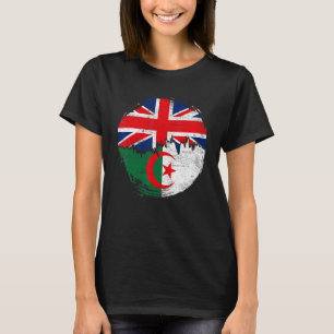 Vintage Algerian with British Flag Roots Algeria T-Shirt