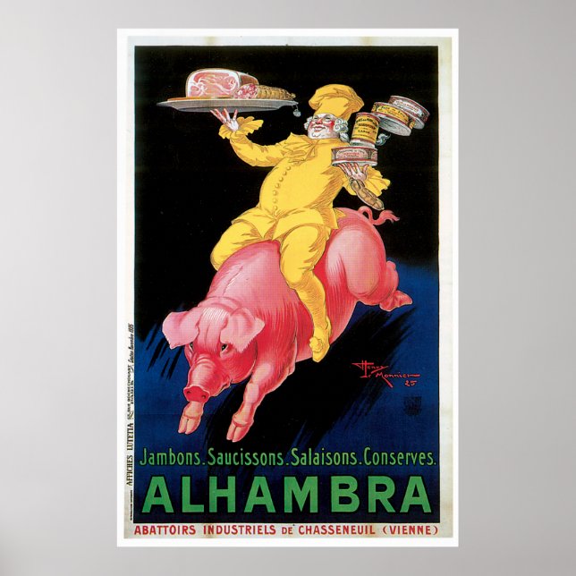Vintage Alhambra  Poster- starting at 11.20 Poster (Front)
